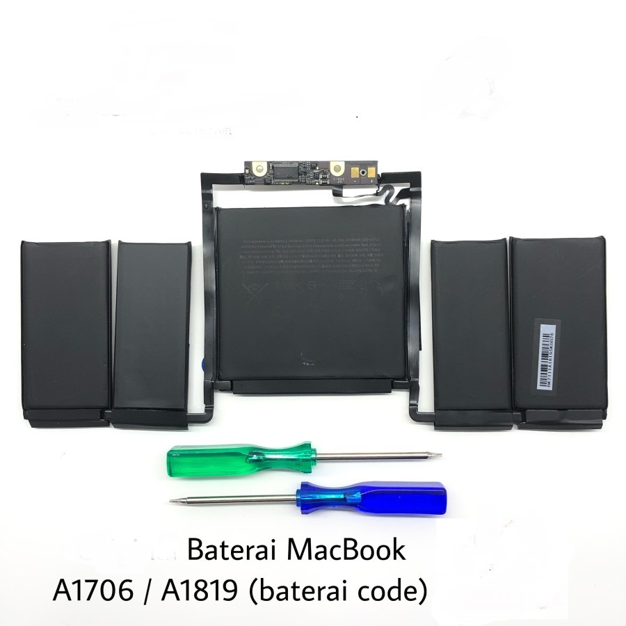 Original Baterai MacBook Pro 13 inch A1706 / A1819