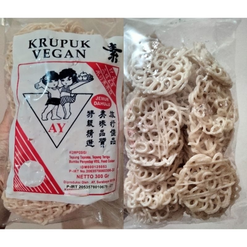 

Kerupuk Vegetarian / Krupuk Vegan / Kerupuk Mentah / Kerupuk Vegan / Kerupuk Mawar / Kerupuk Keriting / Kerupuk Kampung / Makanan Vegetarian