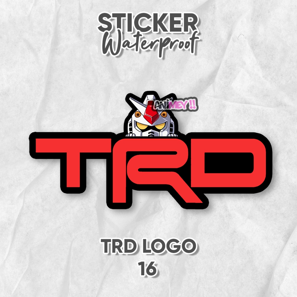 

Stiker TRD Logo Anime / Sticker Anime waterproof