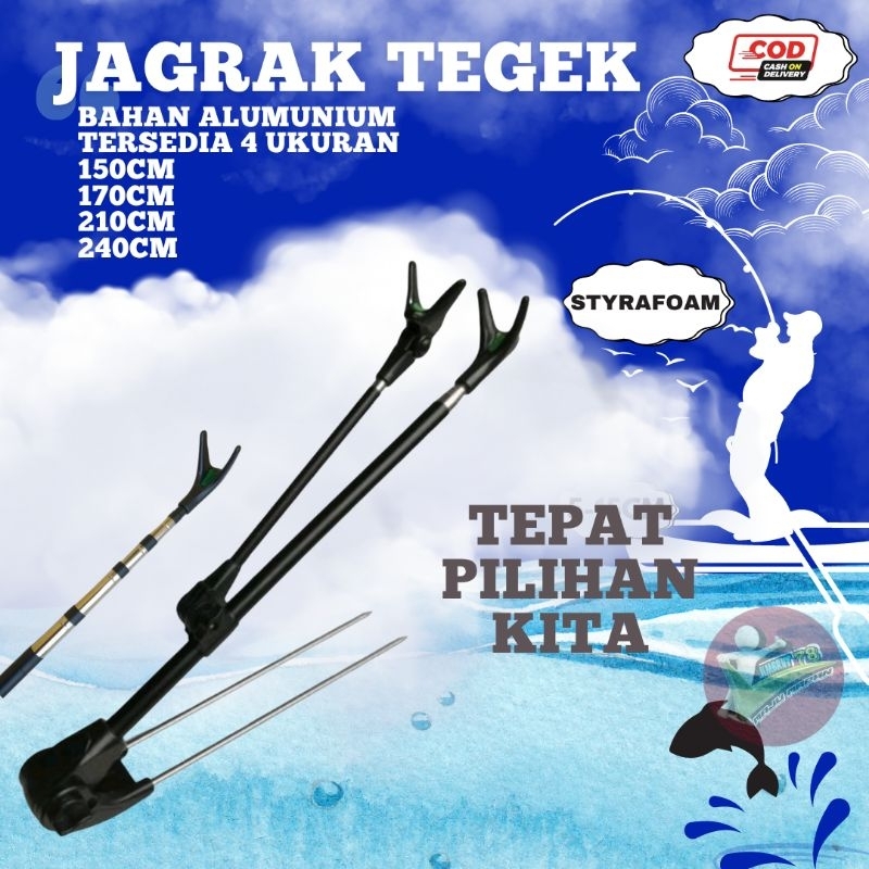 Jagrak tegek lipat alumunium 150 240