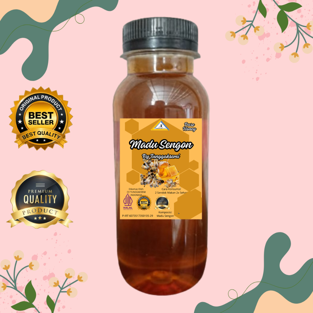 

TSGROUP Madu Cair Madu Murni Asli Nektar Sengon 150g
