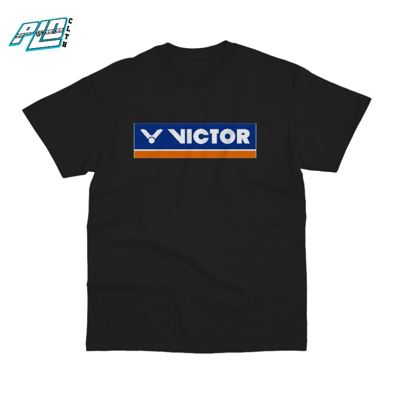kaos badminton victor logo / baju badminton victor casual