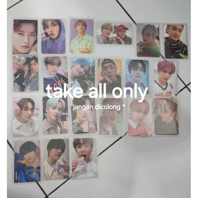 photocard nct take all only