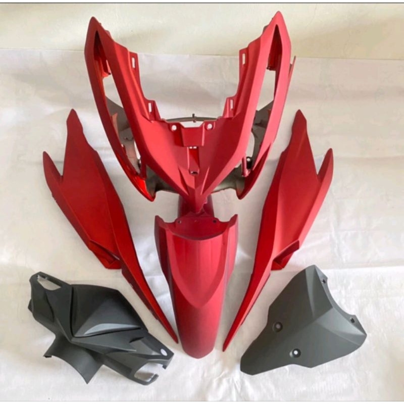 VARIO 125 OLD 2012-2014 cover body halus merah doff