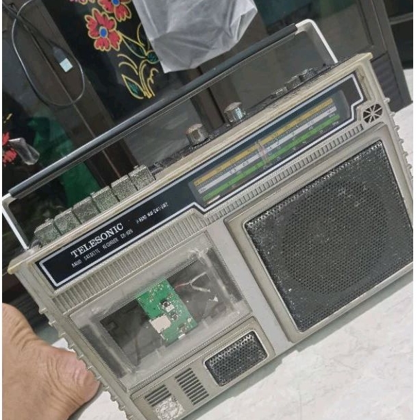 Radio Tipe Kasset, FM AM Antik Jadul, Koleksi Pajangan Vintage Panasinic, Telesonic, Sony, Mitsuba