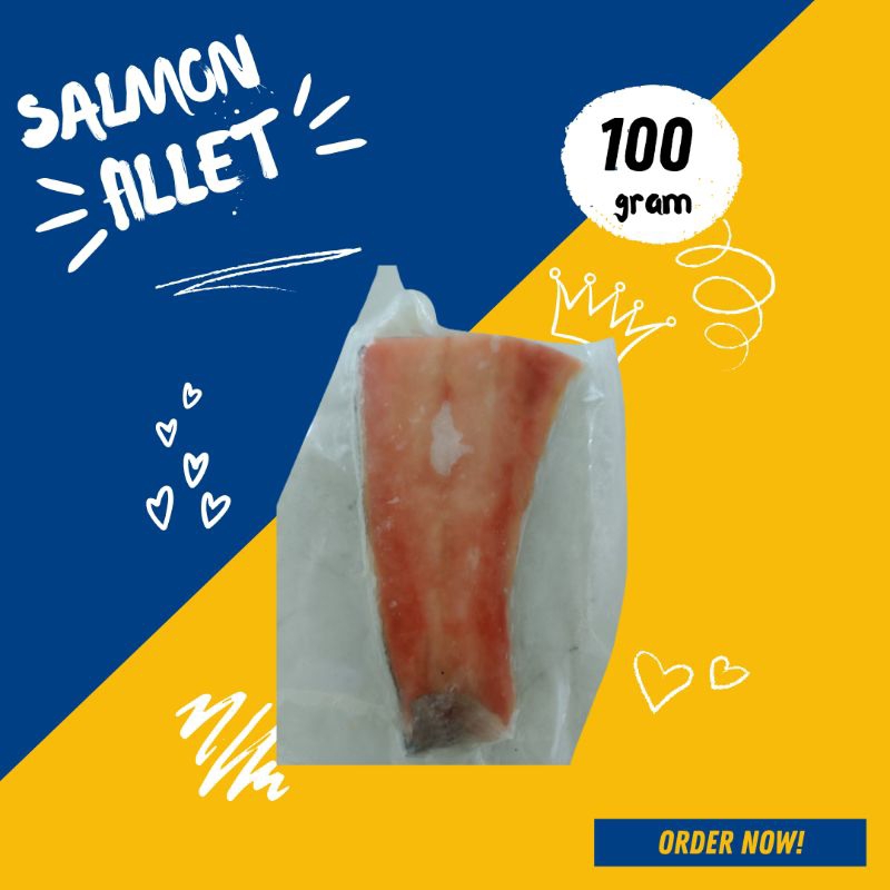 Salmon Fillet Portion Atlantik 100g