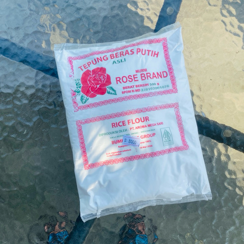 

Tepung Beras Putih Rose Brand Kemasan 500 gram Hemat & Berkualitas