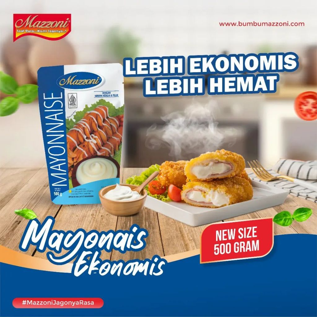 

Mazzoni Mayonaise Ekonomis 500 Gram