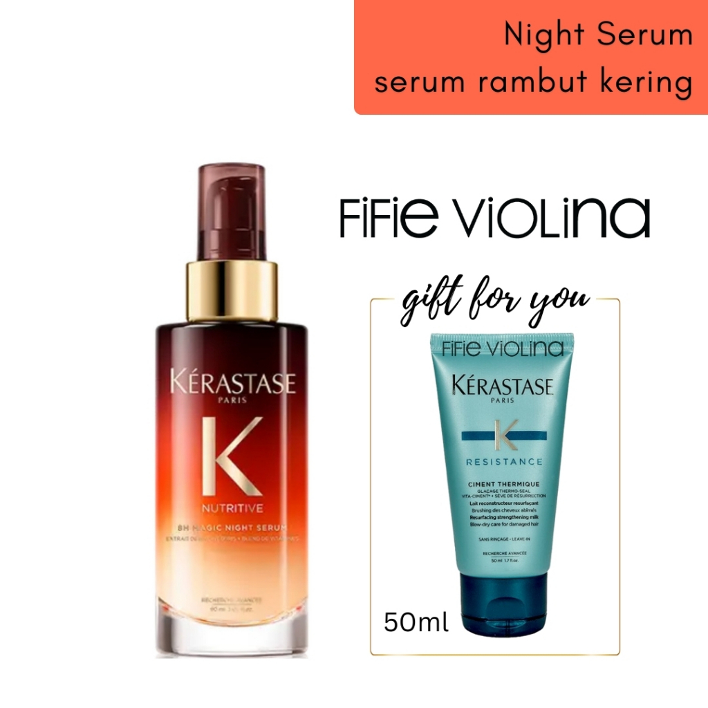 Kerastase 8H Magic Night Serum 90ml Kerastase Nutritive Serum for Dry Hair