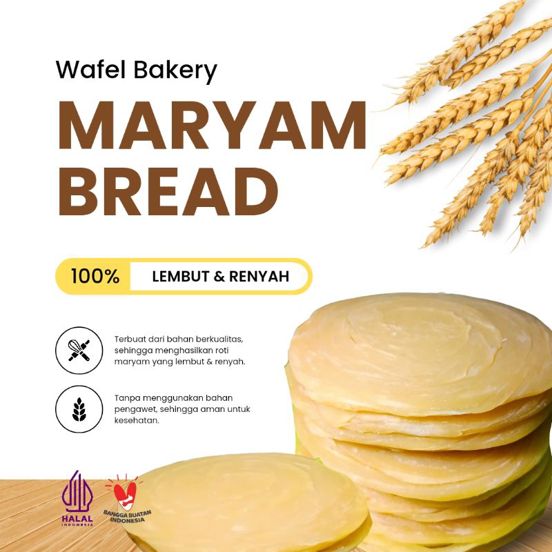 

Roti Maryam Qualitas Premium 10pcs 800 gram