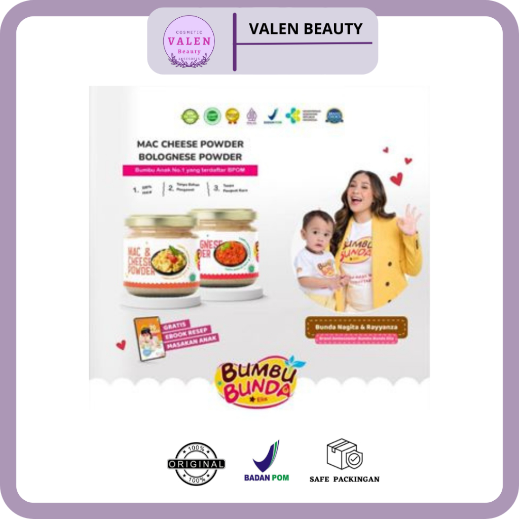 

Bumbu Bunda Elia Bolognese Powder Non MSG / Mac & Cheese Powder / Non Pengawet / Bumbu Pasta Anak / Bumbu MPASI