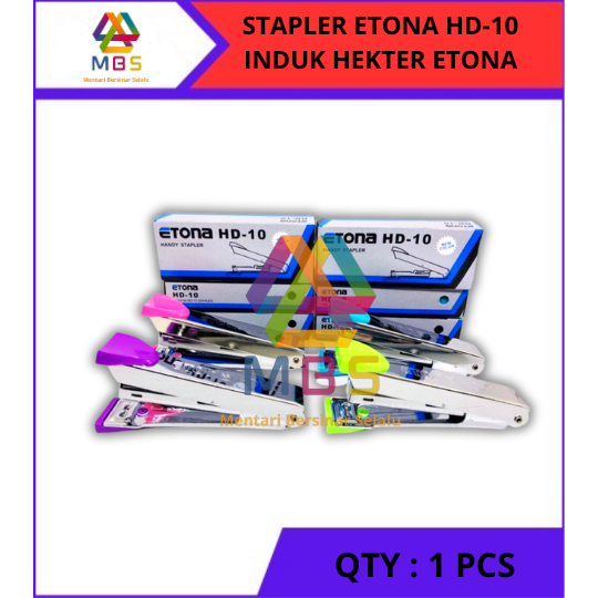 

HARGA 1 PCS INDUK HEKTER STAPLER ETONA HD-10 TYPE KECIL