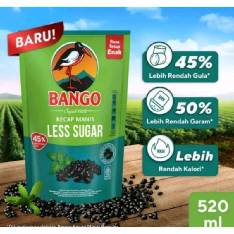 

Kecap Bango Less Sugar 520ml