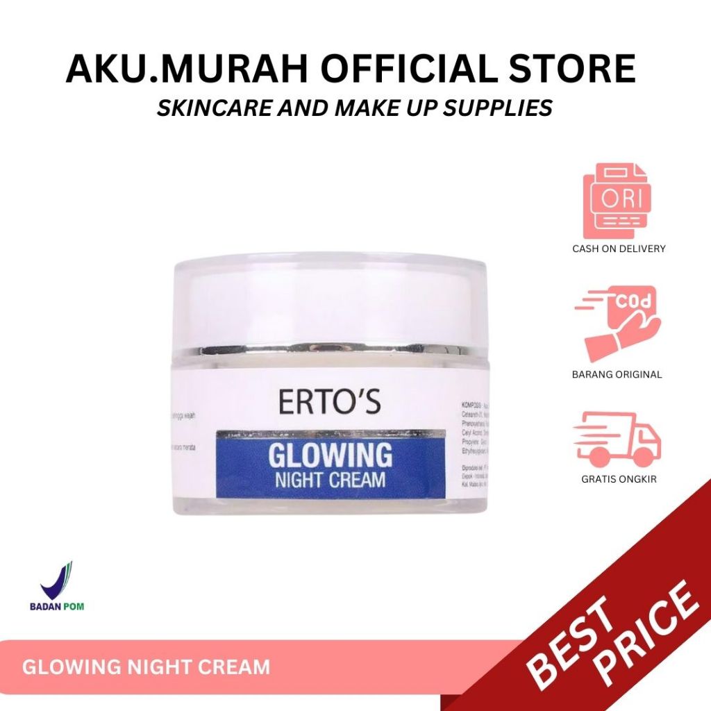 ERTOS GLOWING DAY CREAM / NIGHT CREAM 12,5 GR