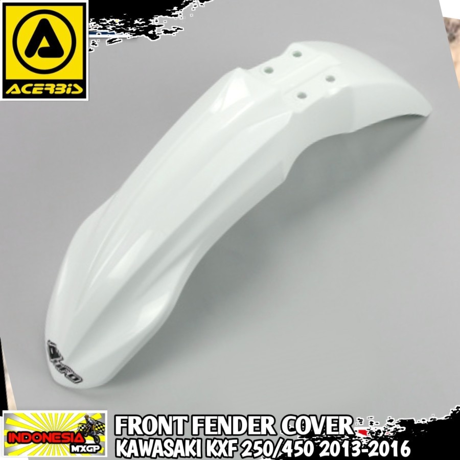 KAWASAKI KX - KXF 250 450 F 2013 2014 2015 2016 - ACERBIS FRONT FENDER COVER - SPAKBOR SLEBOR - SAYA