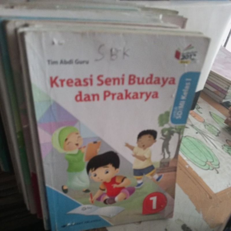 BUKU SBK/KREASI SENI BUDAYA DAN PRAKARYA UNTUK SD KELAS 1 REVISI K13 PENERBIT ERLANGGA