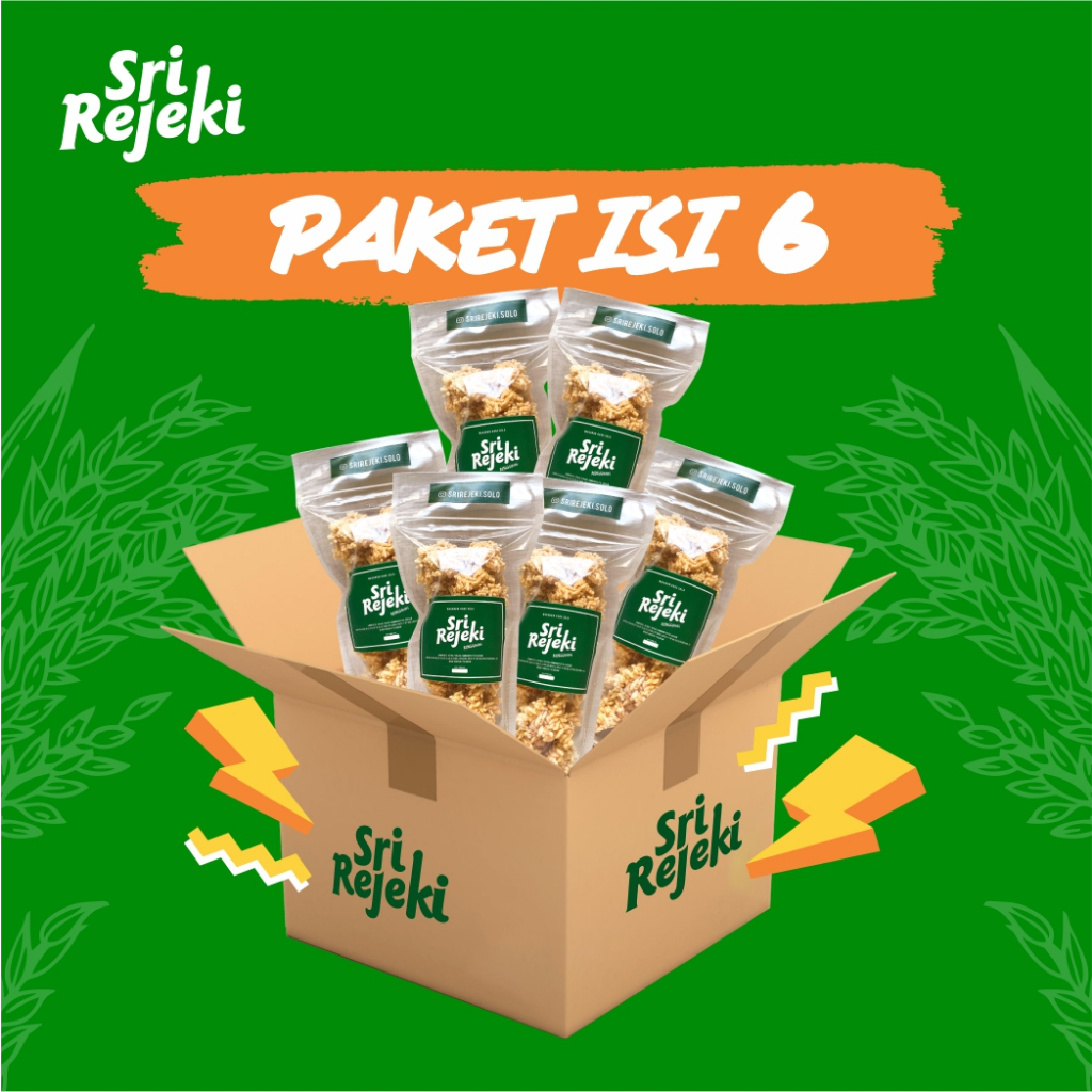 

Rengginang Sri Rejeki - Isi 6 Pack