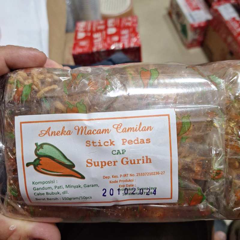 

Stick Pedas cap Super Gurih 15gram