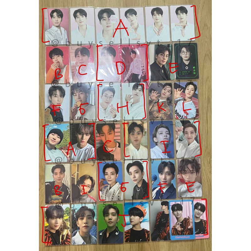 Seventeen Photocard Wonwoo cafe barbie apel sg 19 game boy potter tray regal kit Mingyu jumatan gyuj