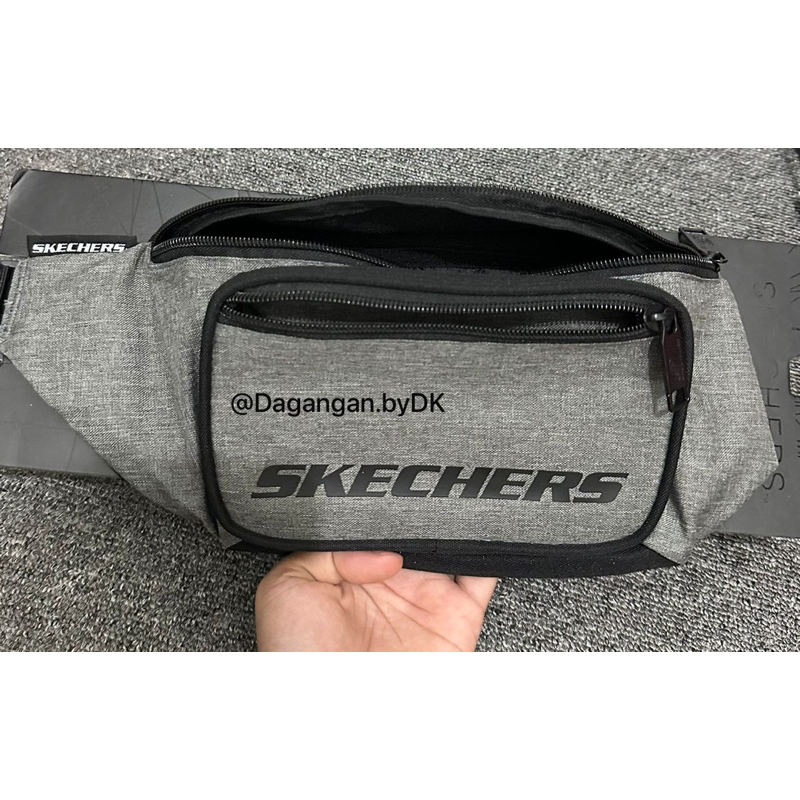 Tas Waistbag Skechers Original 100% Abu-abu