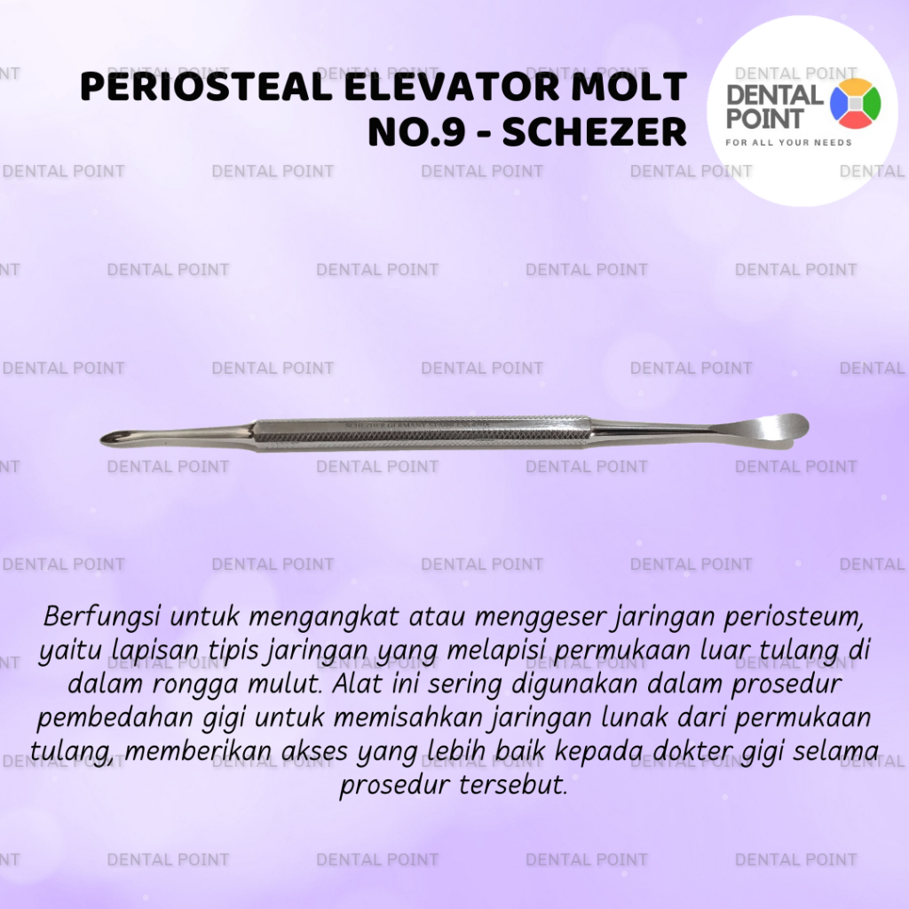 Dental Elevator Periosteal Molt/Rasparatori Molt - Schezer