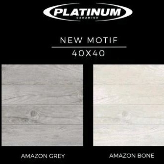 keramik 40 x 40 Amazon 4 varian warna motif kayu by Platinum/ m a t t ,kw 1