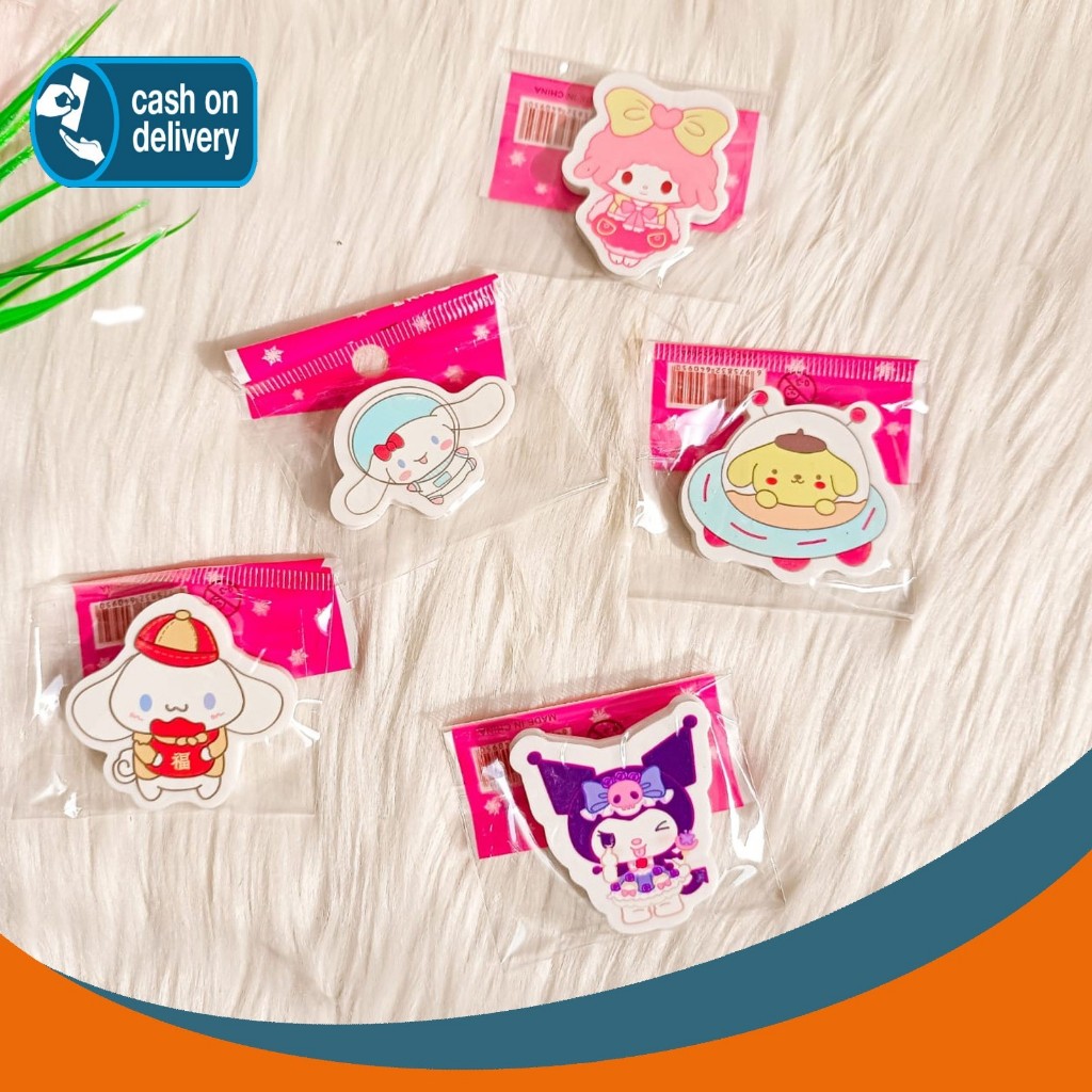 

PENGHAPUS GEPENG SANRIO ER-1243 KARAKTER ERASER HAPUSAN PENSIL SETIP STIP ALAT TULIS KANTOR SEKOLAH MURAH TERMURAH COD