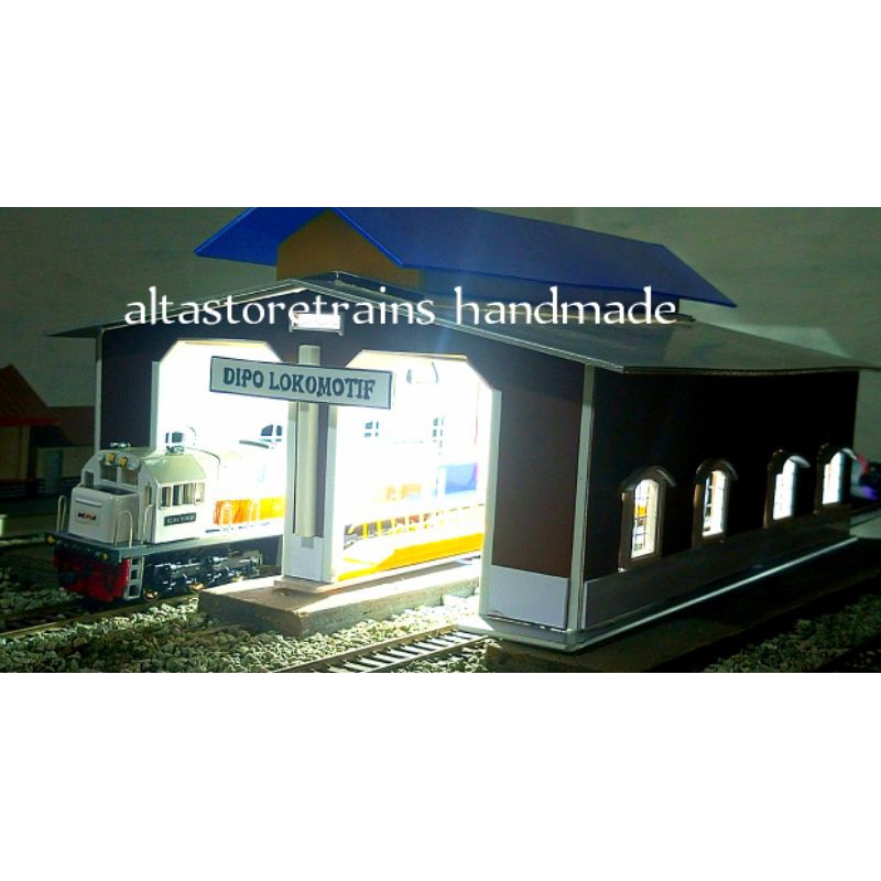 Miniatur Kereta api Dipo Lokomotif