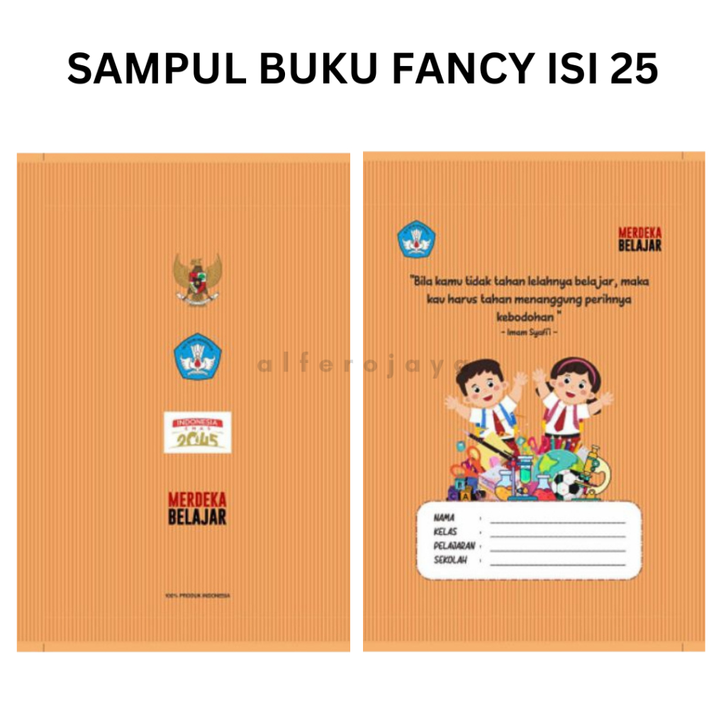 

✅Sampul Coklat Buku Tulis Fancy Tebal Size Kwarto 27x38