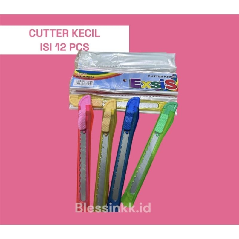 

CUTTER KECIL 1 RENTENG ISI 12 pcs