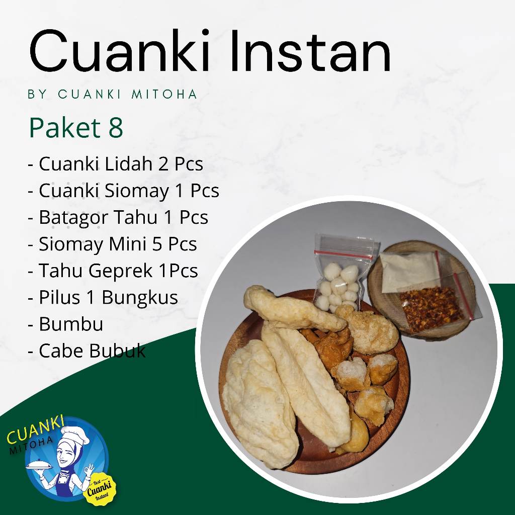 

Cuanki Instan Mitoha Paket 8 Komplit + Bumbu