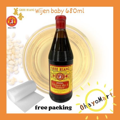 

GHEE HIANG SESAME OIL 700 ML ( MINYAK WIJEN MERK BABY GHEE HIANG )