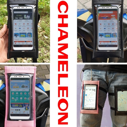 Terbaru Holder hp motor matic waterproof Tas holder cover hp sepeda motor