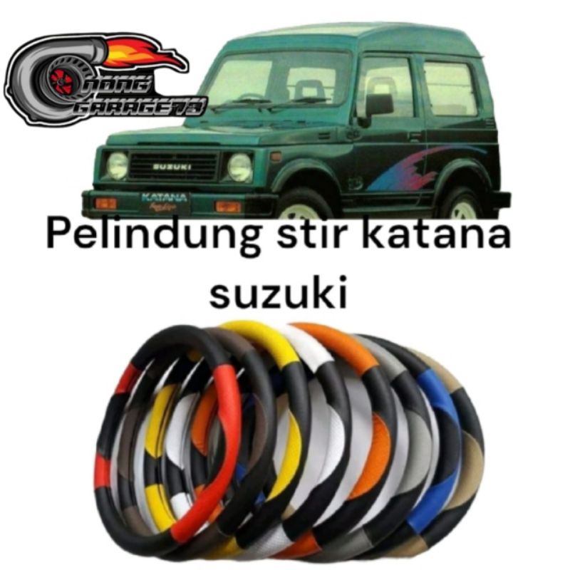 Sarung Stir Suzuki Katana,Cover Setir Suzuki katana,Bungkus Stir Variasi Mobil Katana Suzuki