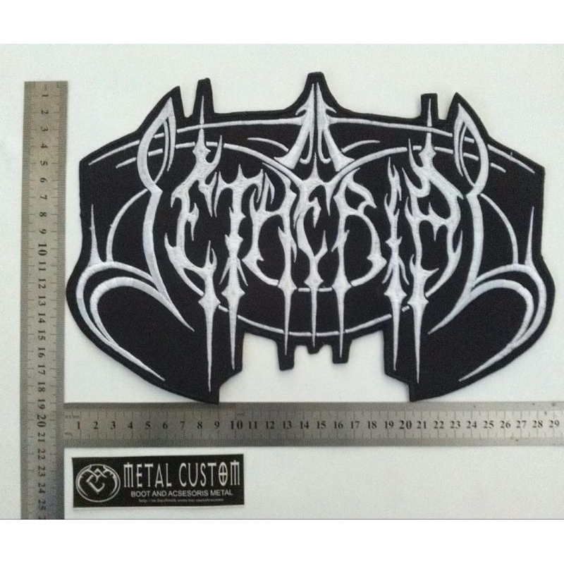 Backpatch Black Metal Setherial / Bordir Band Metal / Bordir Besar Black Metal / Patch Band Metal / 