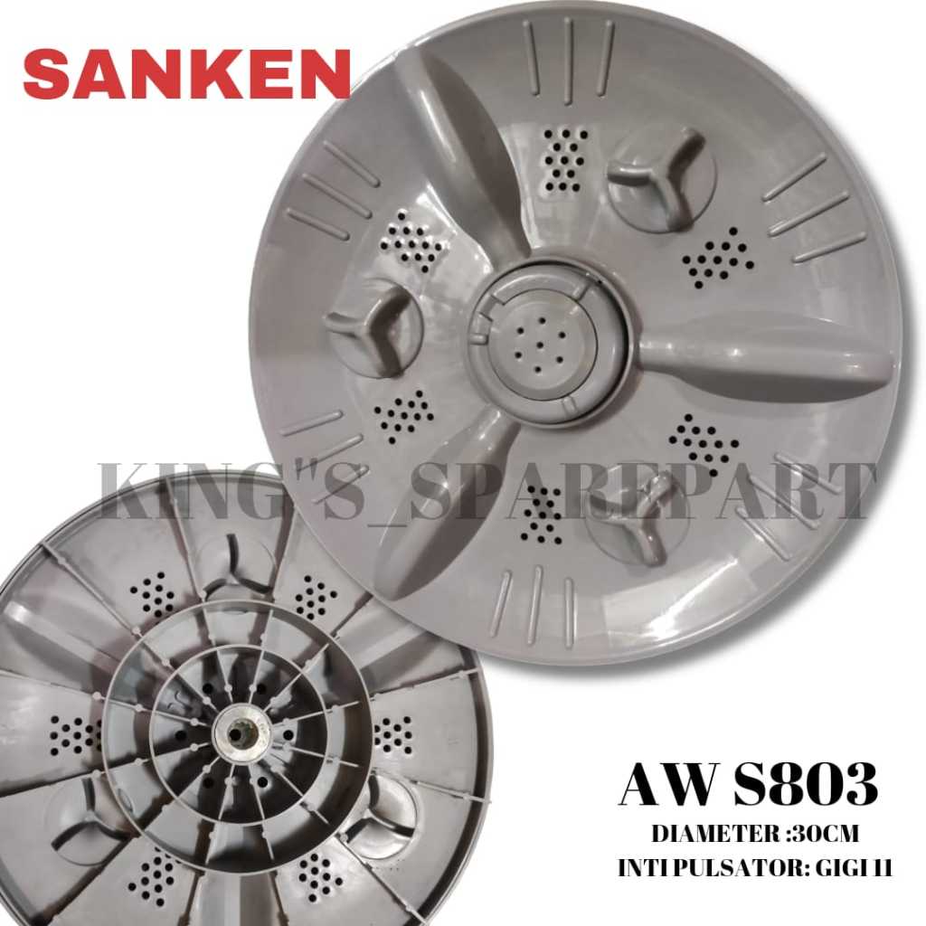 PULSATOR MESIN CUCI SANKEN AW-S805 AWS805 diameter 30cm gigi 11