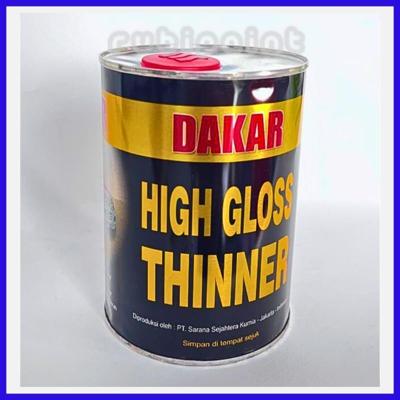 Thinner dakar Hitam High Gloss