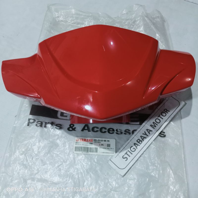 batok depan Nuvo z merah cabe cover handlebar Yamaha Nouvo z merah cabe original batok stir Nuvo z m