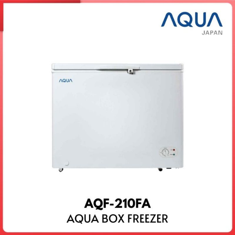AQUA Chest Freezer Box Lemari Pembeku 200 Liter AQF-210 FA Original