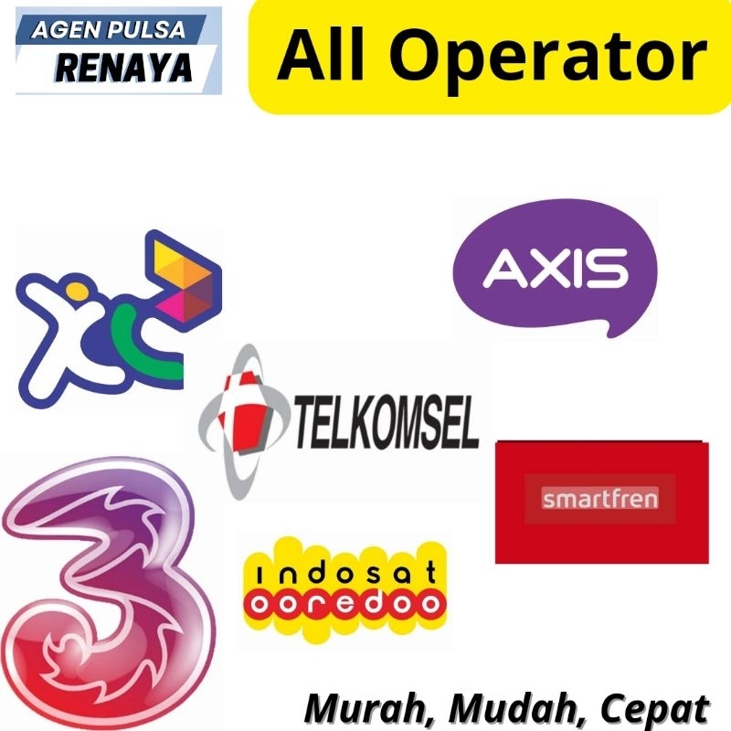 pulsa 5 ribu, 10 ribu, 20 ribu, 25 ribu, Telkomsel, XL, Axis, Indosat, smartfrenThree | pulsa