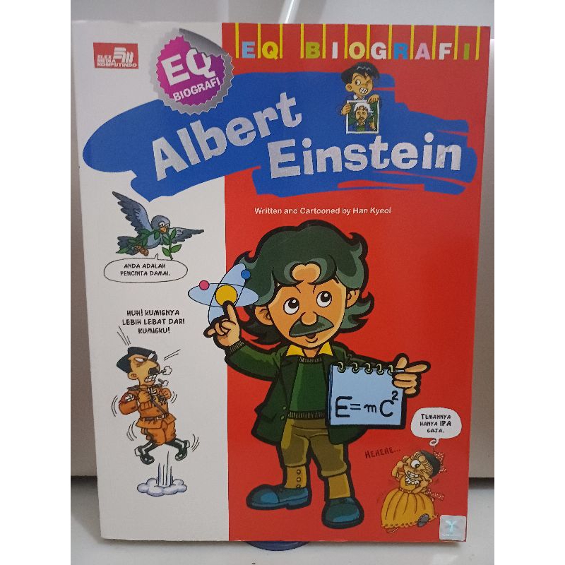 [Obral] Buku Biografi Albert Einstein Full Color Comic