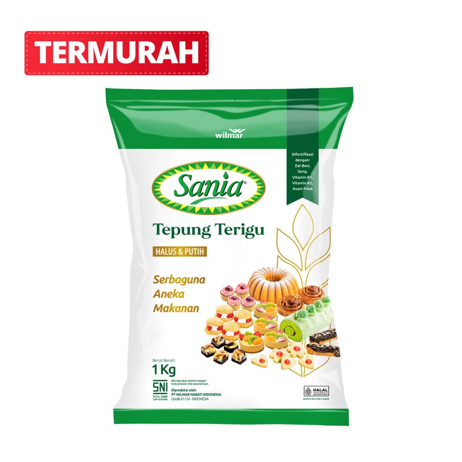 

Sania Tepung Terigu 1 Kg