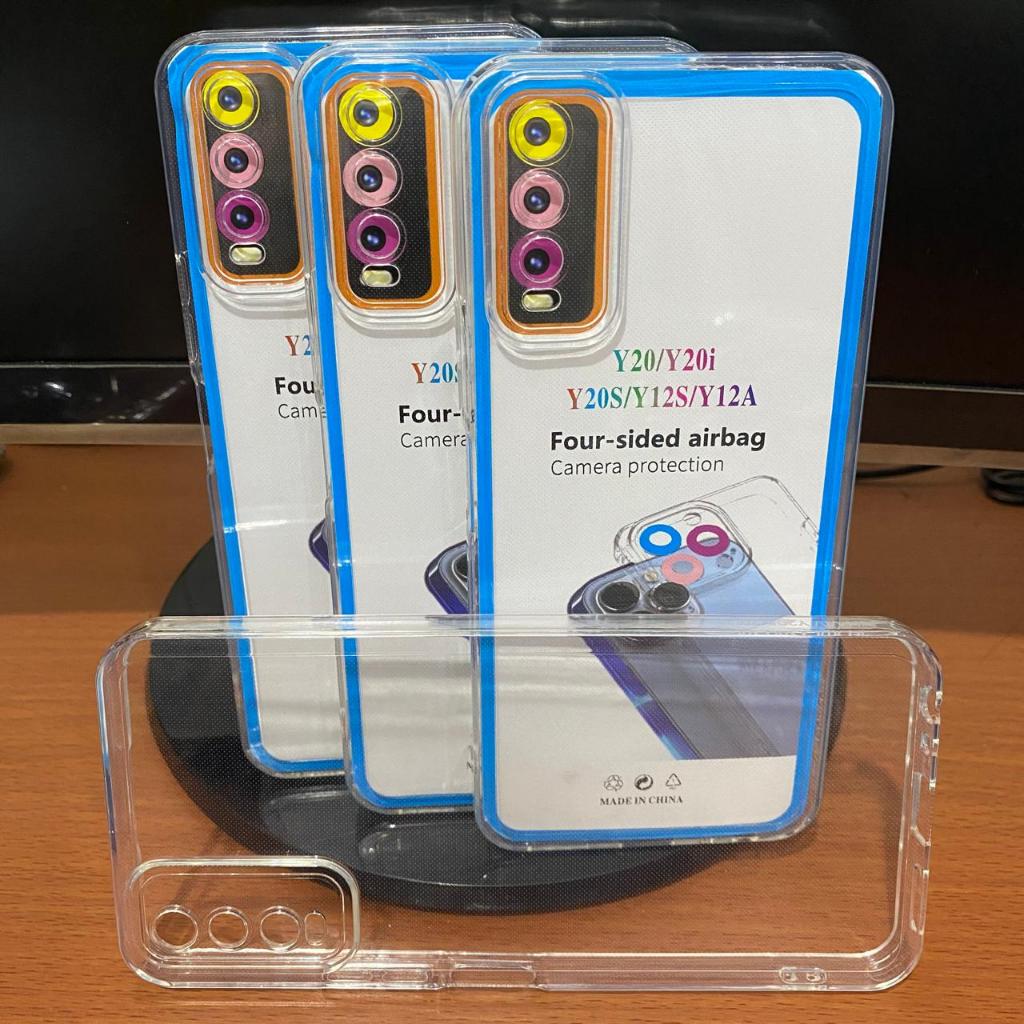 CASE CLEAR VIVO Y20 Y20i Y20S Y20SG Y12S Y12A CASE BENING ORIGINAL AIRBAG SOFTCASE ANTI KUNING -DC