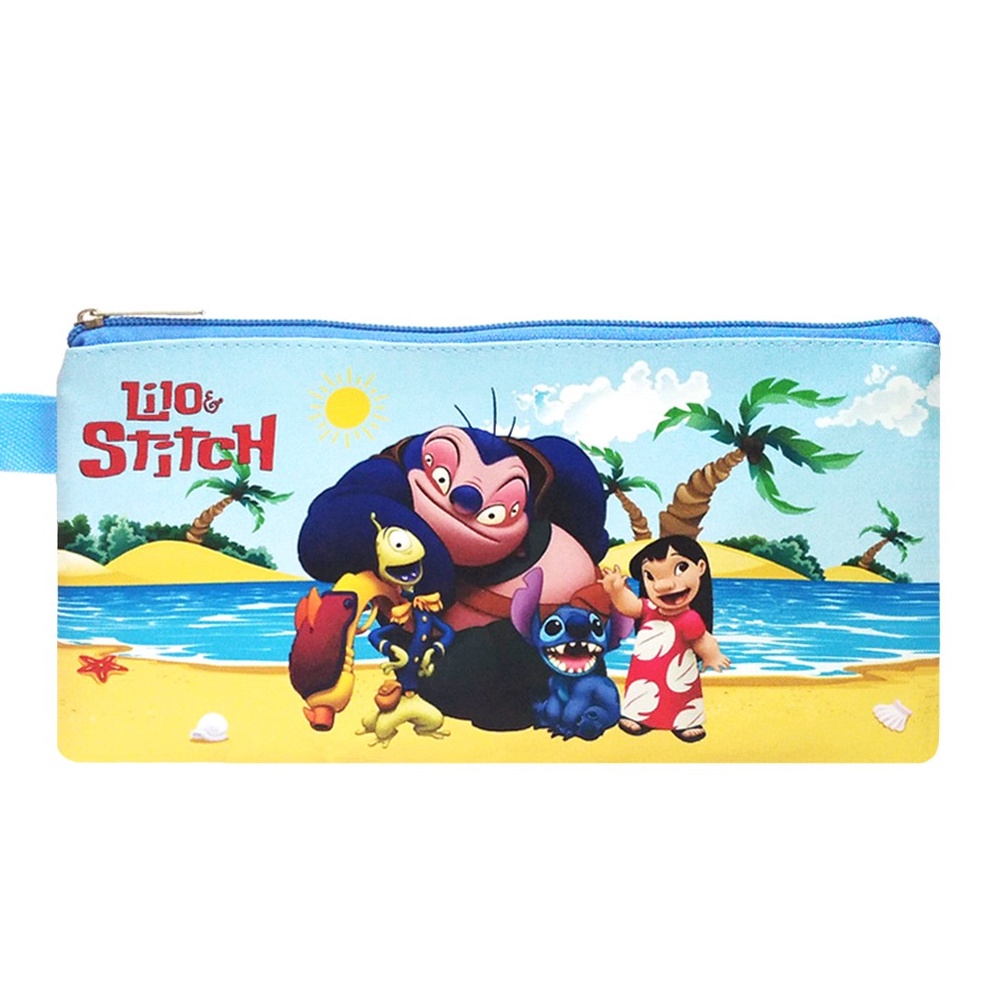 

BURUAN SERBU Mini Case Lilo Stitch Biru Muda Pencil Case Stationary Organizer Suvenir Bonus Souvenir