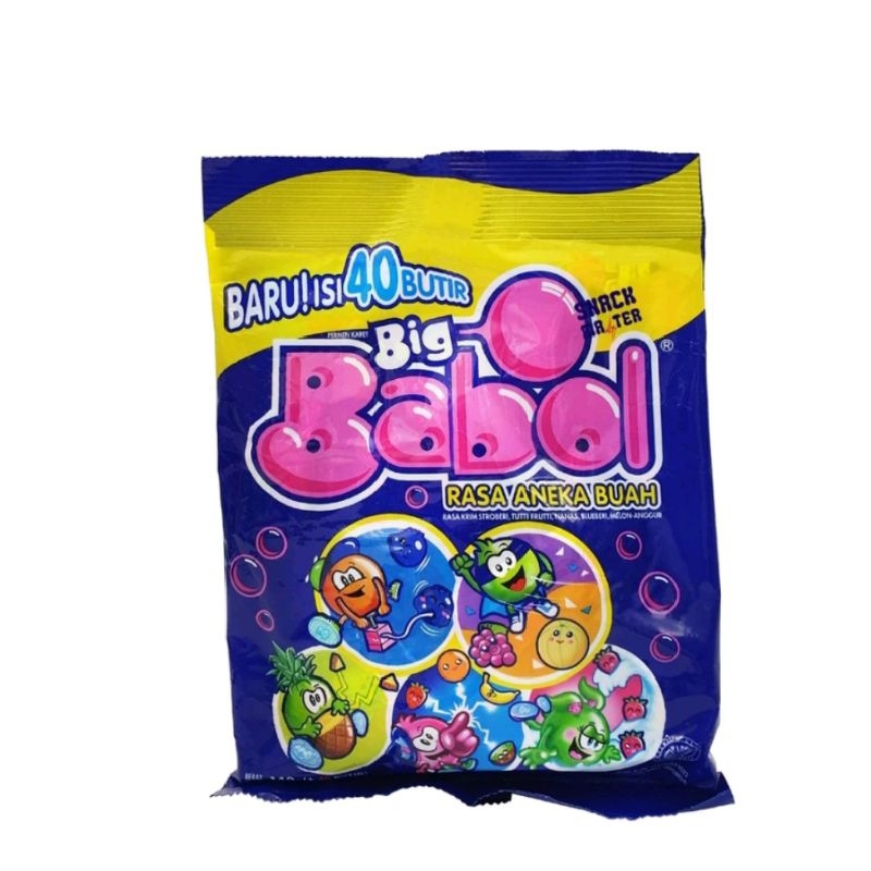 

big babol permen karet aneka rasa