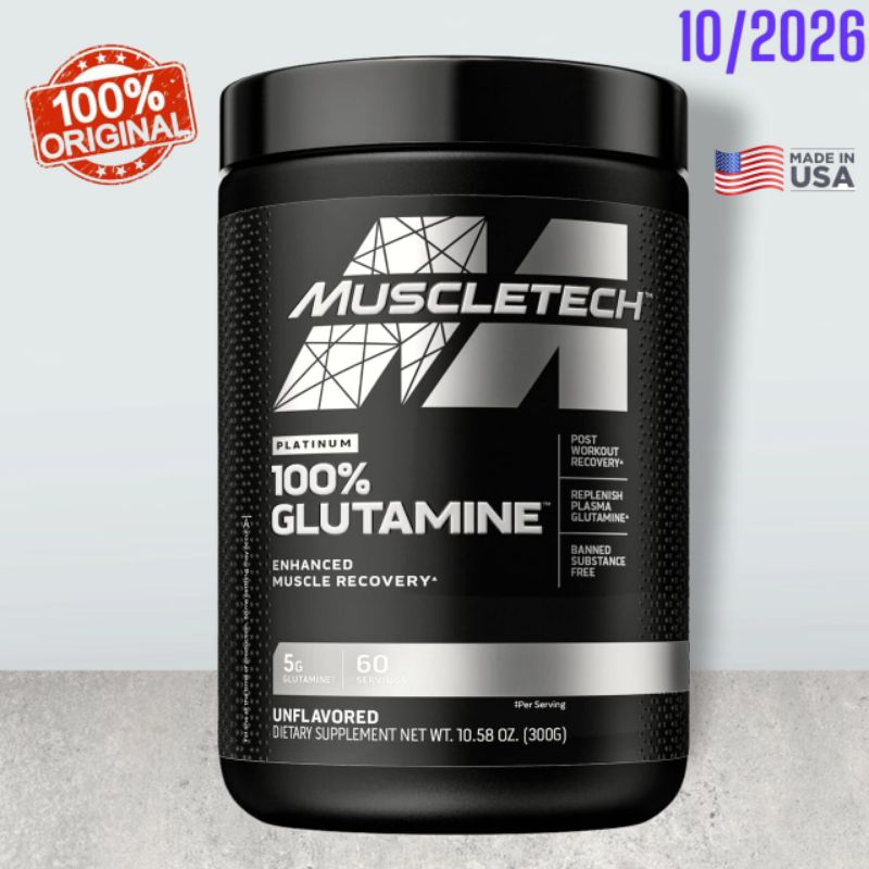 

Platinum Glutamine Muscletech 300 gram