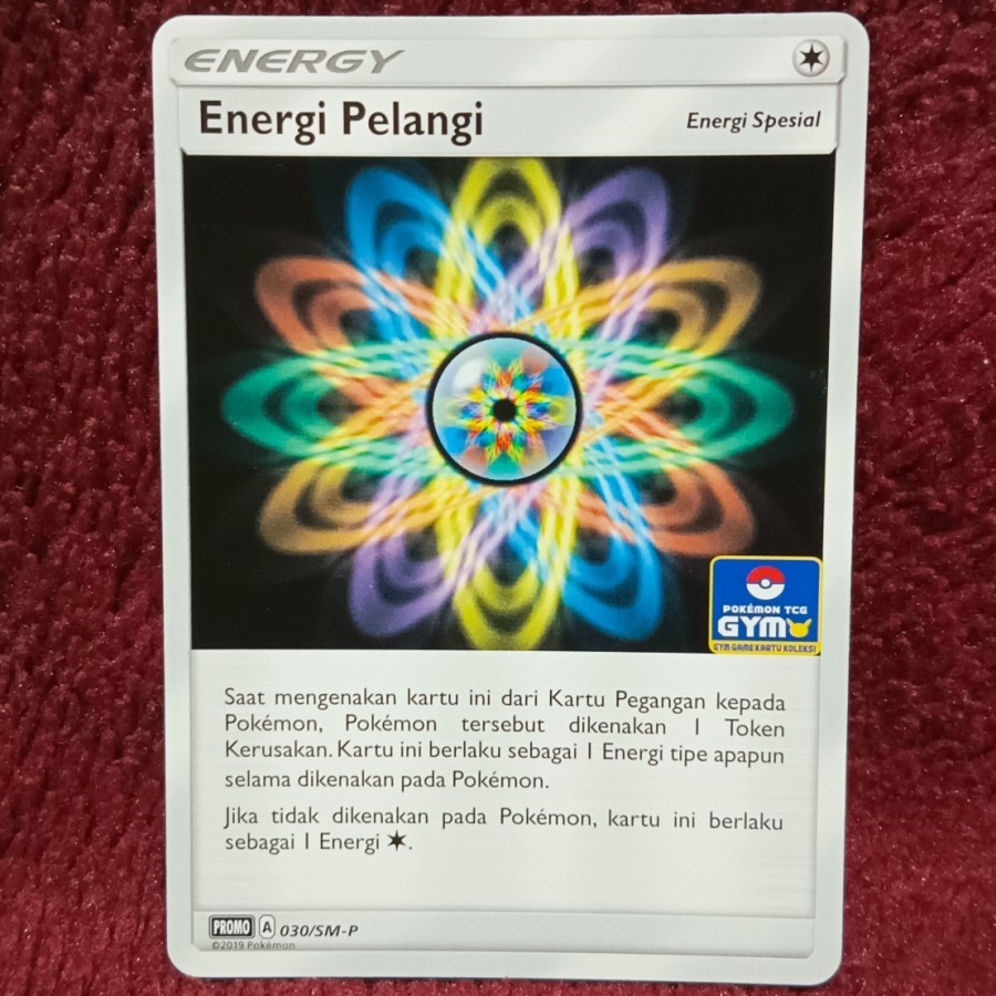 Energi Pelangi Promo Gym 030/SM-P - Pokemon TCG Indonesia