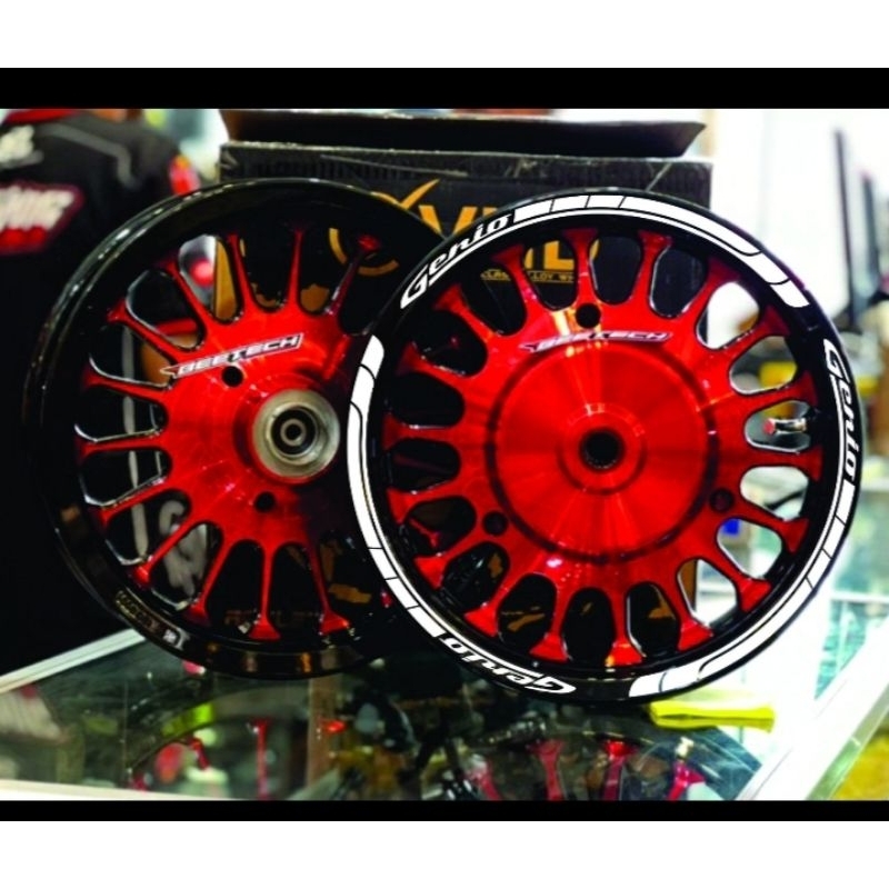 sticker list velg Honda genio ring 12
