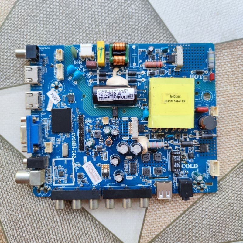mb ori mainboard led tv polytron PLD32D1500/S PLD 32D1500/S