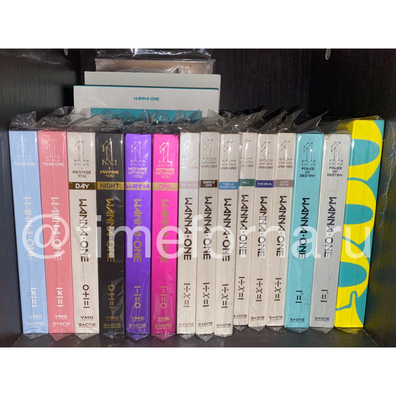 ALBUM WANNA ONE To Be One I Promise You Nothing Without You Undivided Power Of Destiny TBO IPU NWY P